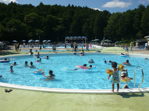 岡山 子供の遊び場～子供とお出かけ～たけべの森公園　レジャープール''